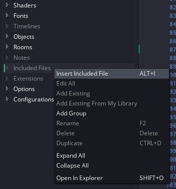 If you wish to edit the JSON again, right click the Included File, and select "Open In Explorer"